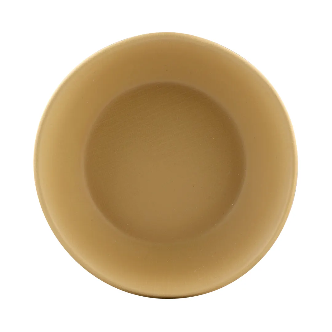 GET ECO1015-RT Bowl, 10 Oz, 5" Dia. X 1-3/4"H, Round, Tan, Melamine/Bamboo, Chip, Scratch Resistant