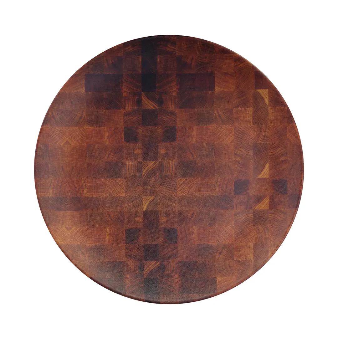 GET ECO1111R-CK Plate, 11" Dia. x 1"H Round Melamine, Checkered, Break/Chip/Stain Resistant, BPA‑Free