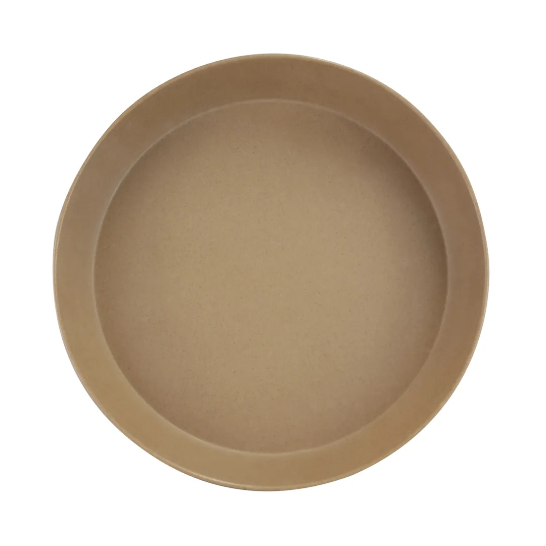 GET ECO13R-PB Bento Box, 13" Dia. X 2-1/2"H, Melamine, Break/Chip/Stain-Scratch Resistant