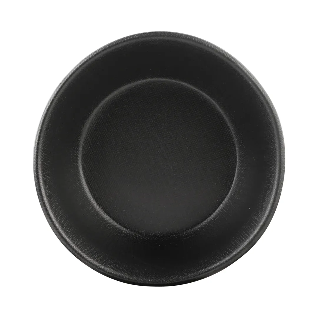 GET ECO4515-B Bowl, 8 Oz, 4-1/2" Dia. x 1-1/2" H, Black Melamine/Bamboo, Stain & Scratch Resistant