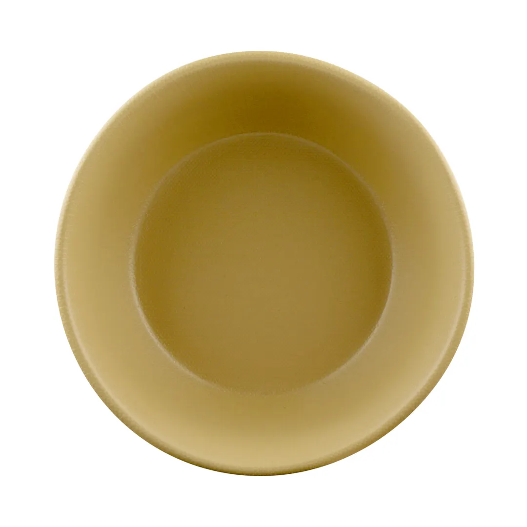 GET ECO4515-RT Bowl, 8 Oz, 4-1/2" Dia. X 1-1/2"H, Tan, Melamine Bamboo, Break Chip Stain Resistant