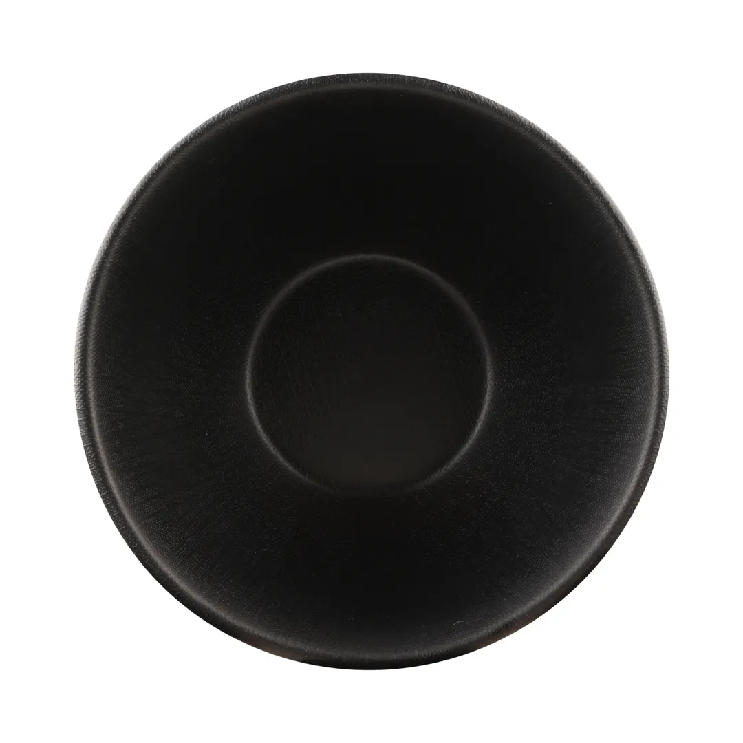 GET ECO52-B Reusable 18oz Black Melamine/Bamboo Bowl, 5-3/8" Dia x 2-5/8" H, BPA‑Free