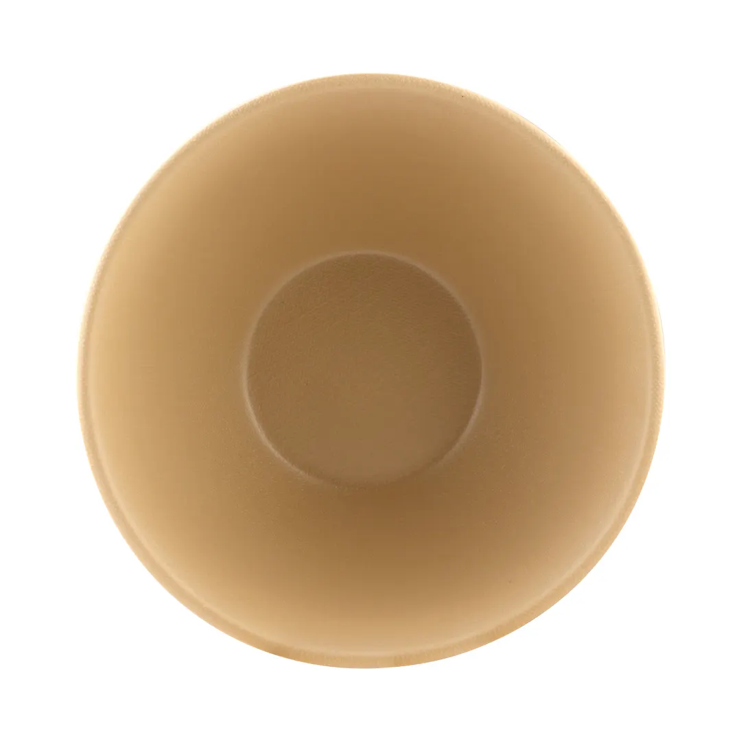 GET ECO52-PB Bowl, 18 Oz (5-3/8" Dia. x 2-5/8" H), Brown Melamine/Bamboo, Break‑Resistant