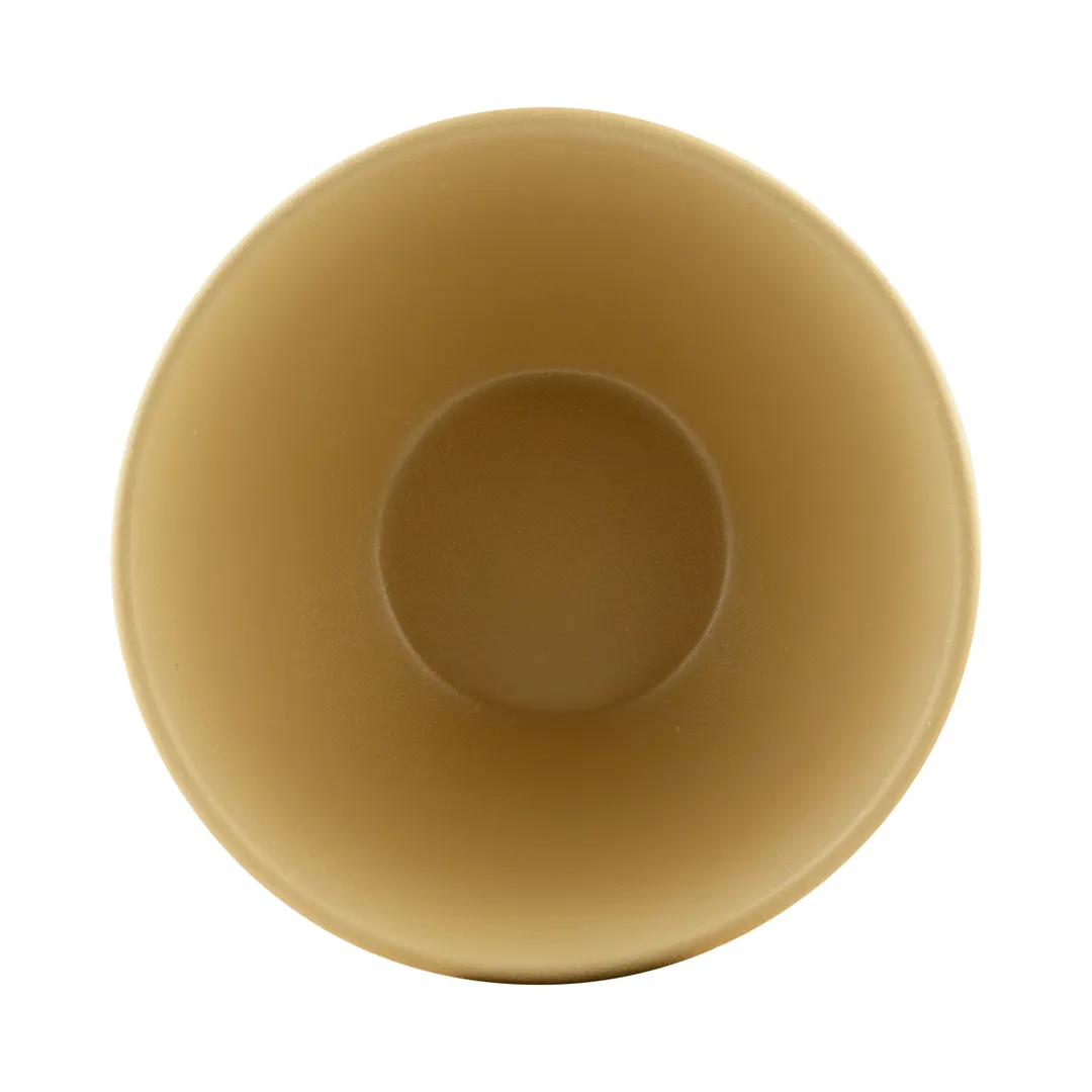 GET ECO52-RT Bowl, 18 Oz., 5-3/8" Dia. x 2-5/8" H, Tan, 50% Melamine/50% Bamboo, Dishwasher Safe