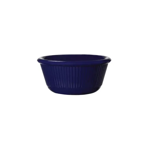 GET ER-403-CB Ramekin, 3 Oz, 3" Dia. X 1-1/4" Deep, Break-Resistant, SAN, Cobalt Blue - 1 Dozen