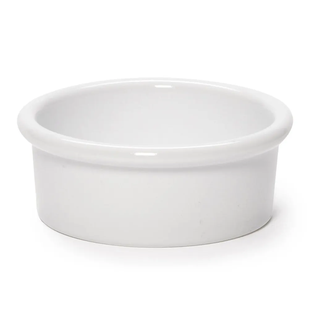 GET ER-406-W White Melamine Ramekin, 2-1/2 Oz., 3" Dia. x 1" Deep - 1 Dozen