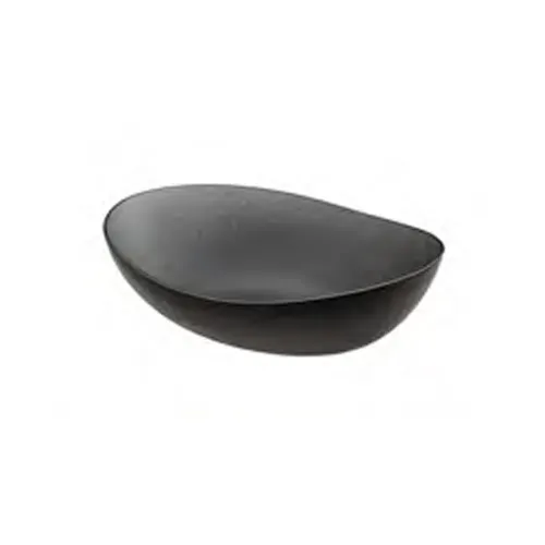 GET ERG201 Cheforward Emerge Bowl – 9‑Qt, 17‑7/10"L x 13‑3/5"W, Oval, Melamine Grey, Dishwasher