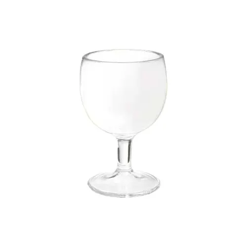 GET GOB-12-1-SAN-CL Goblet, 12 Oz Clear SAN Plastic, 3-3/4" Dia x 6" H, BPA‑Free - 1 Dozen
