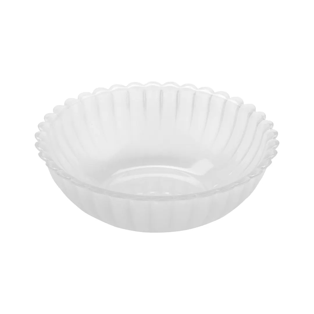 GET HI-2004-CL - 1.5 Qt Clear Round Plastic Bowl, 8-1/4" Dia x 2-3/4" Deep, Reusable, - 1 Dozen