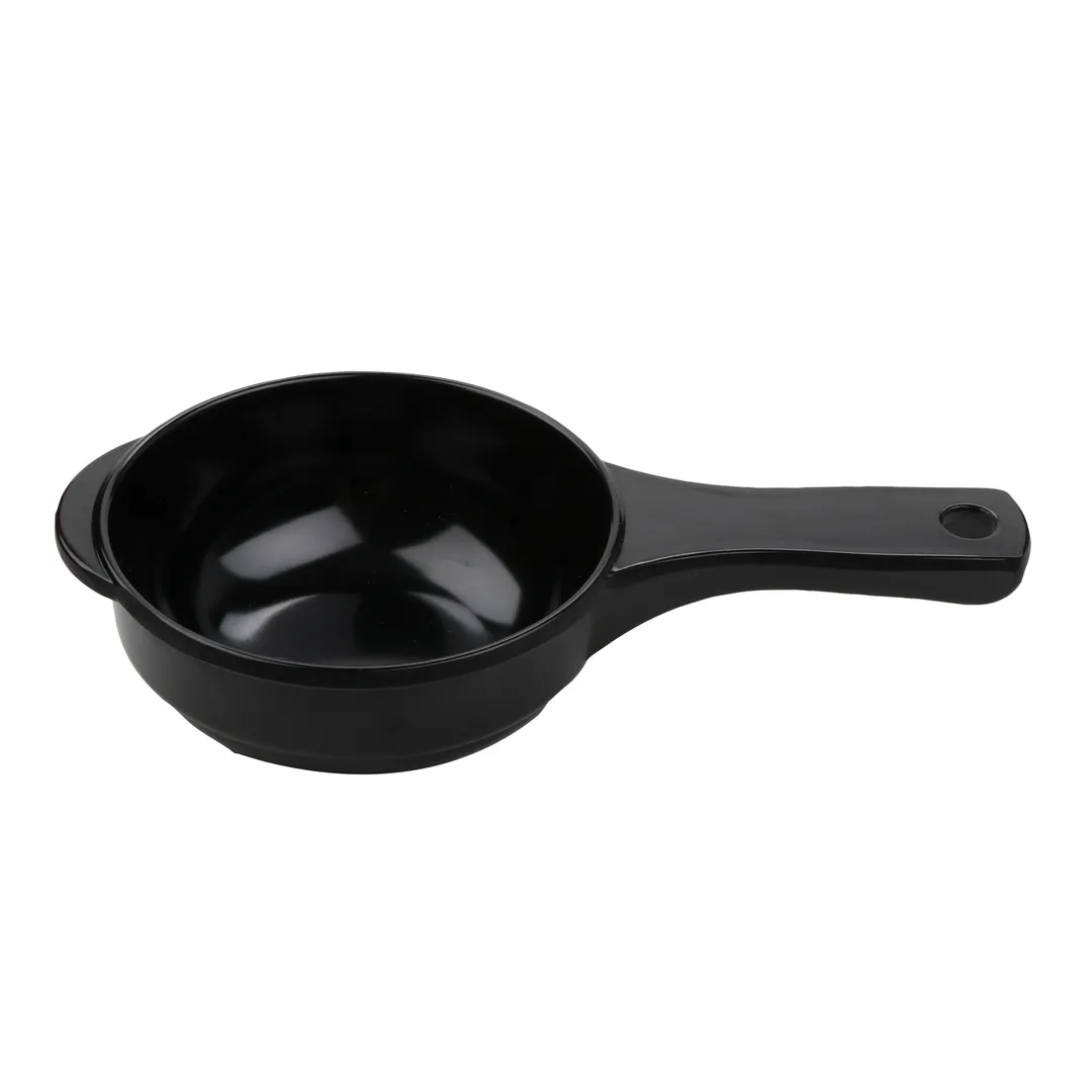 GET HSB-106-BK Black Elegance™ Bowl, 6 Oz, 7" x 3-4/5" x 1-3/5"H, Melamine, Dishwasher Safe - 1 Dozen