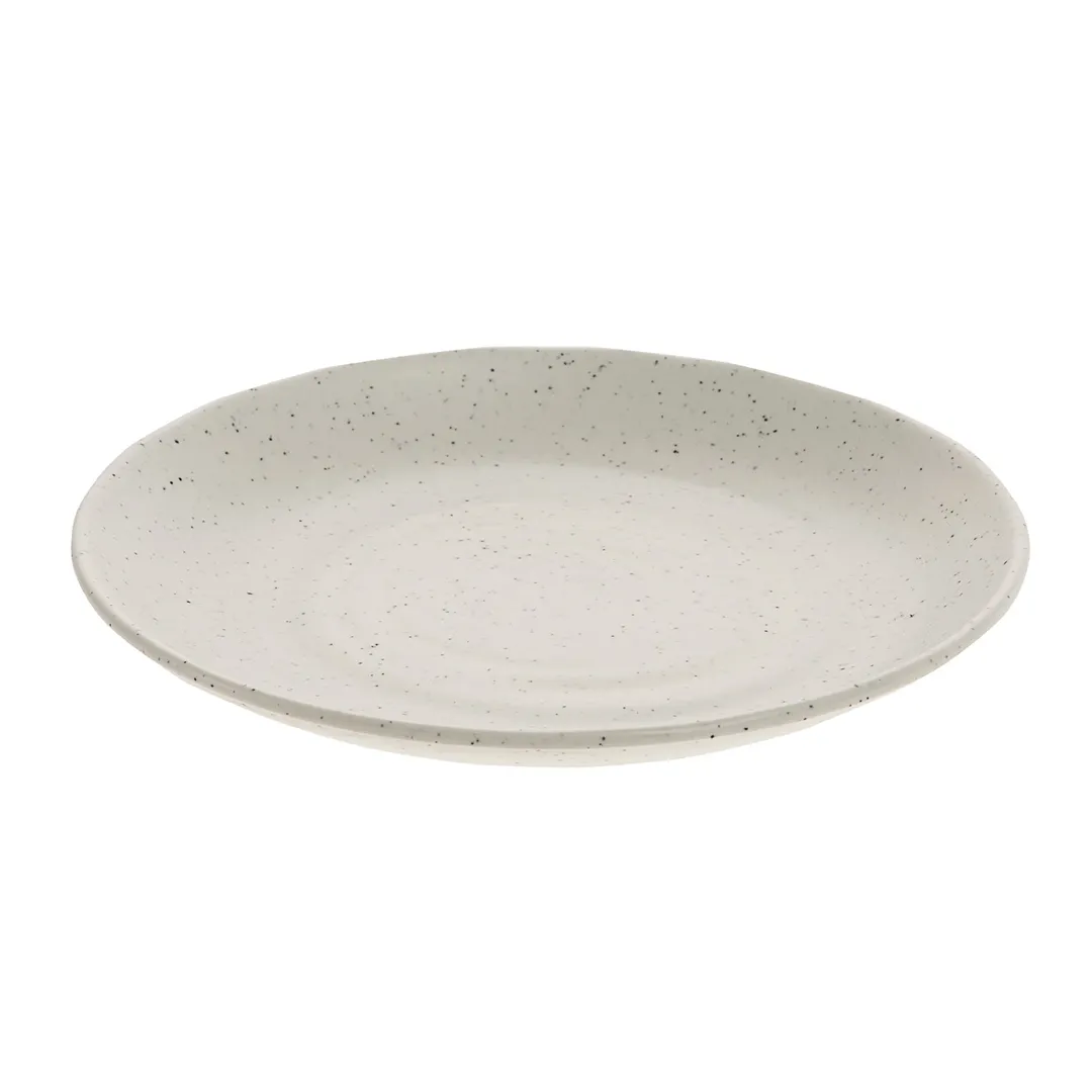 GET INF101 Cheforward Infuse Plate, 8-3/10" Dia. x 1-1/10"H, Medium, Round, Melamine, Natural
