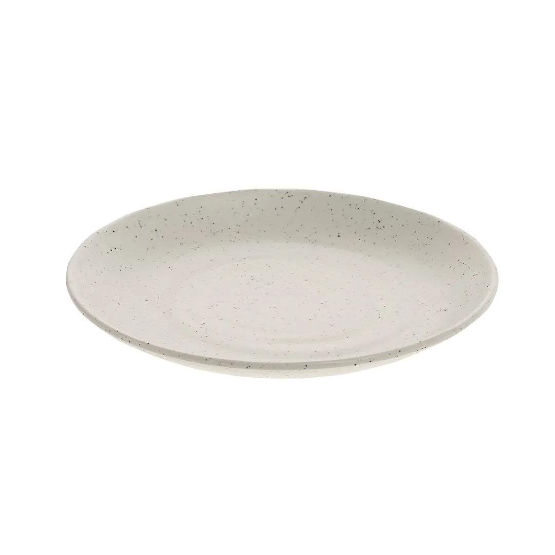 Get INF102 Cheforward Infuse Plate, 6-6/25" Dia. X 1-1/0"H, Small, Round, Melamine, Natural