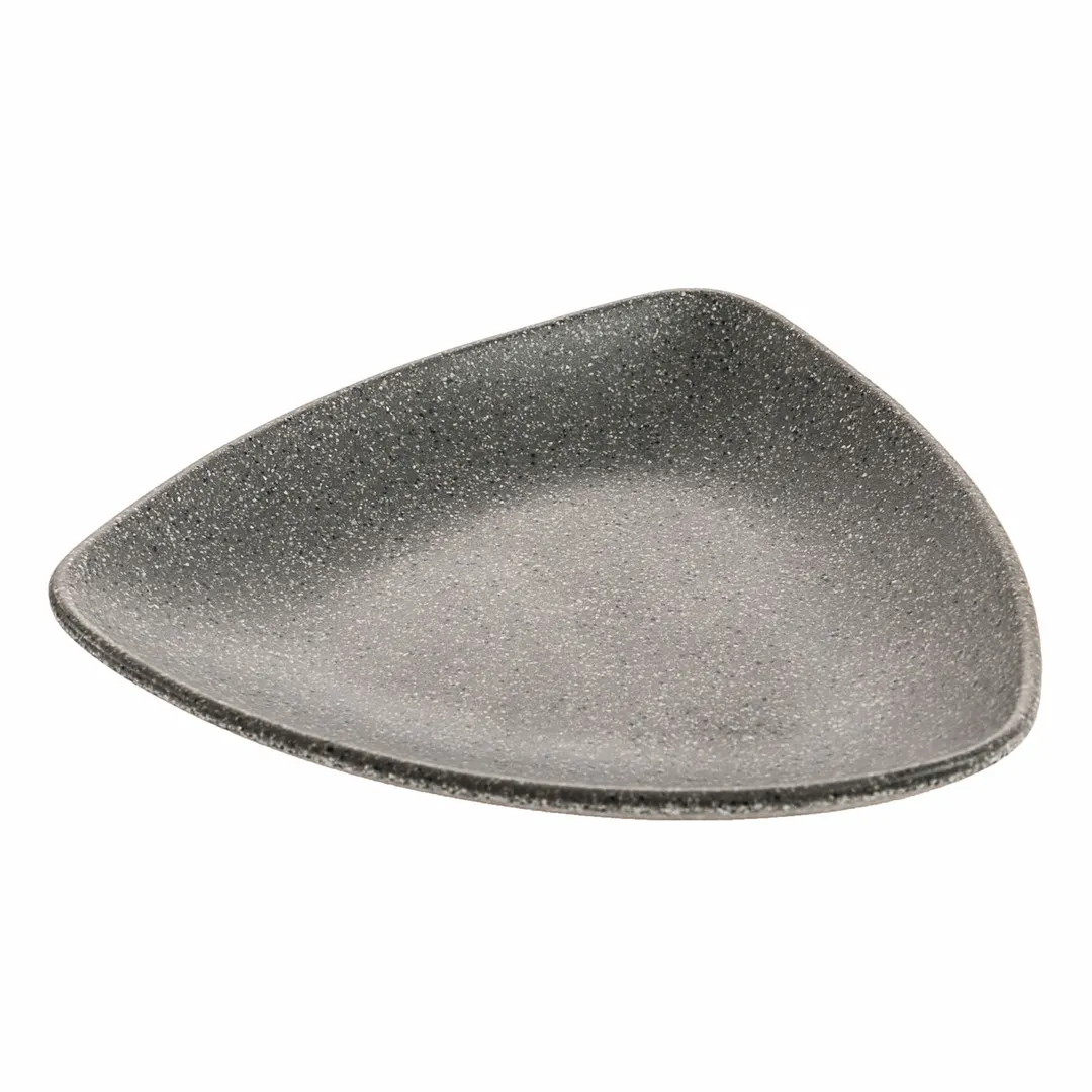 GET INF203 Cheforward Infuse Plate – 8-1/5" L x 8-1/5" W x 1-1/4" H, Grey Melamine, Dishwasher Safe