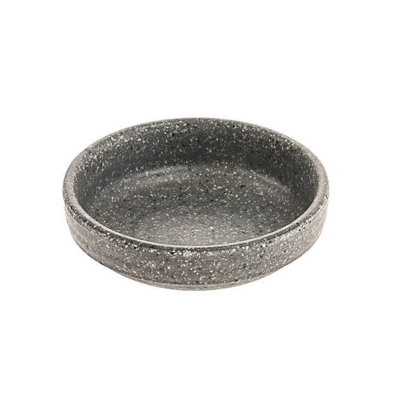 GET INF204 Cheforward Infuse Ramekin – 3 oz, 3-1/2" Dia., 1" H, Stone Grey Melamine, Dishwasher Safe