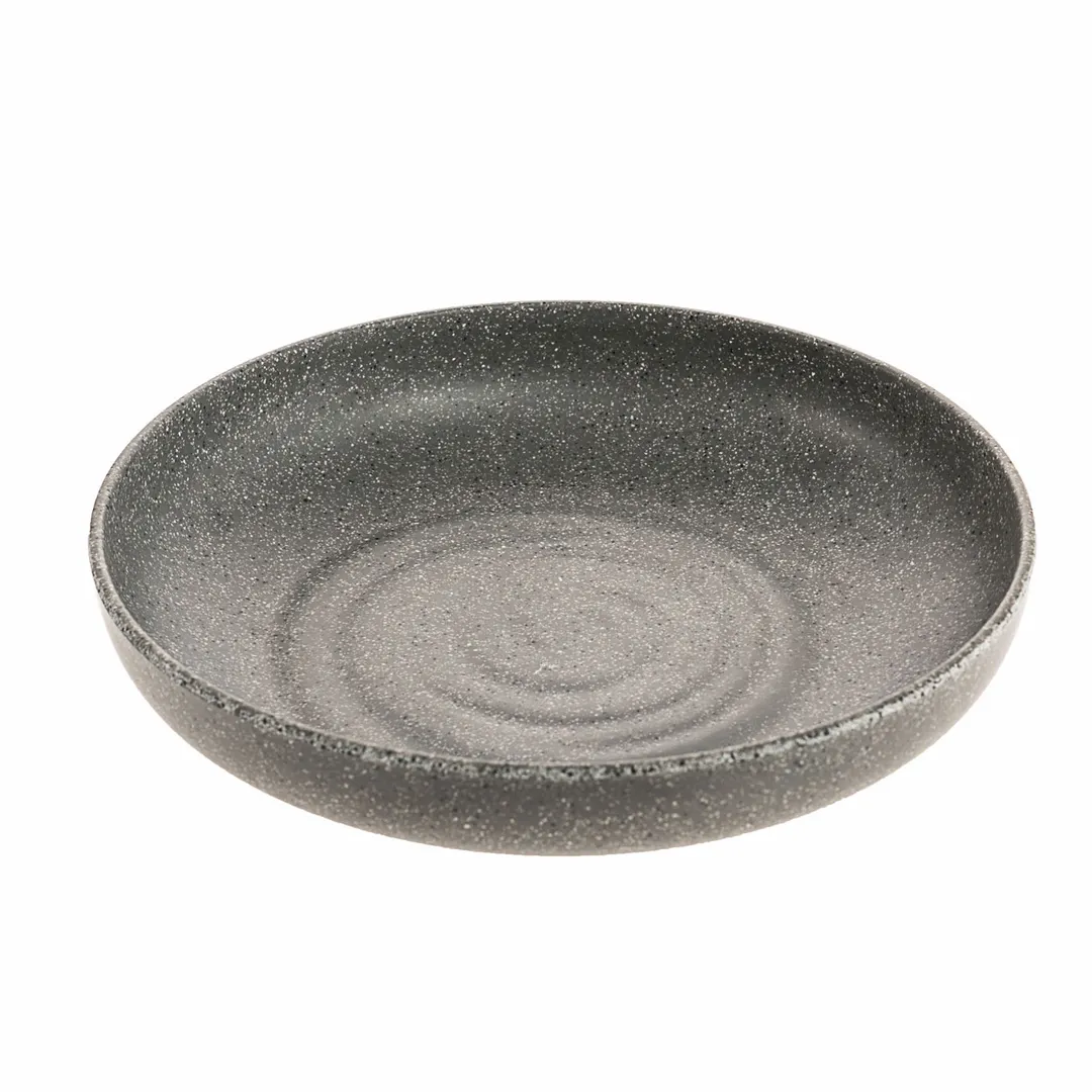 GET INF211 Infuse Bowl, 67.65 Oz., 10-4/5" Dia. x 2-1/4" H, Round Melamine, Grey, BPA‑Free