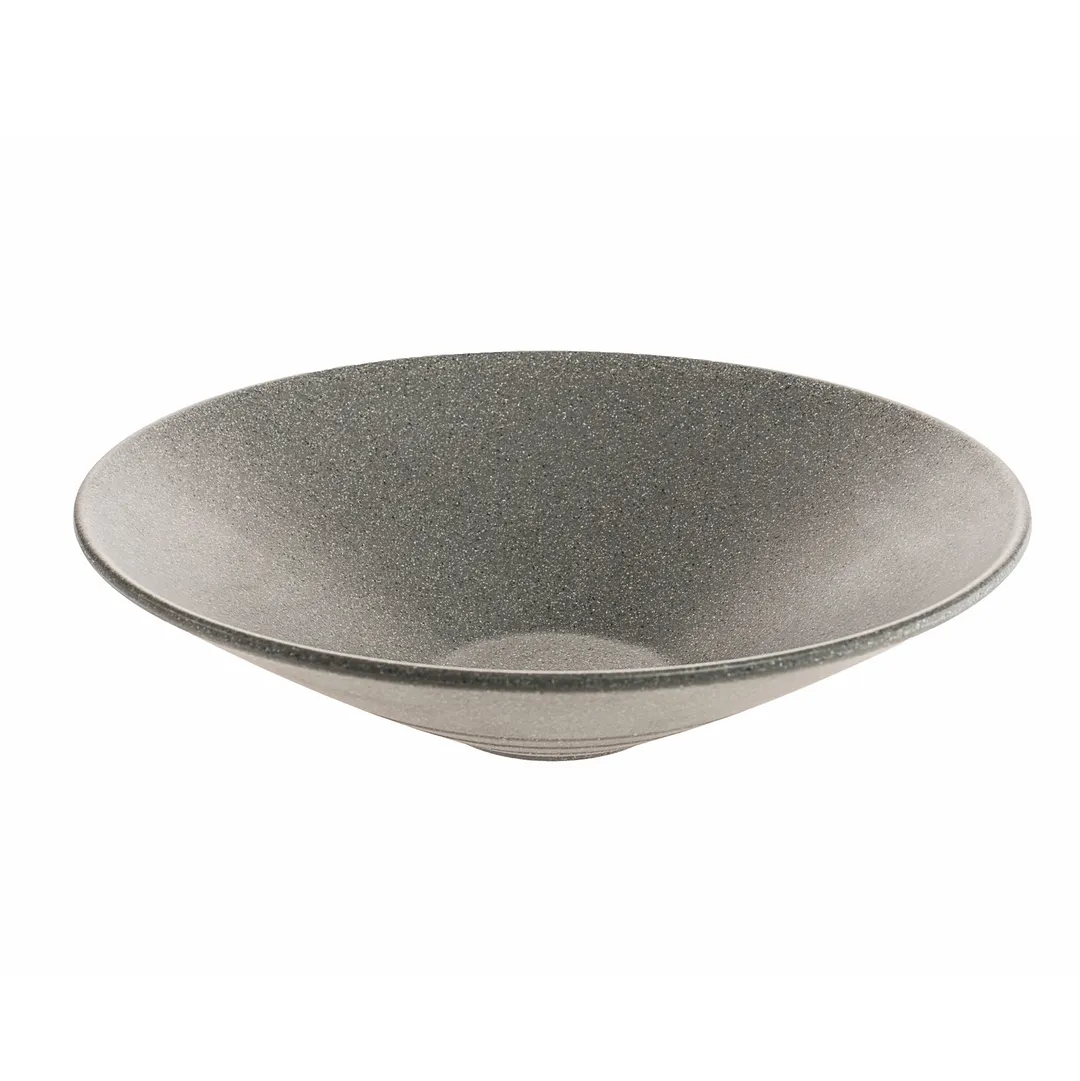 GET INF212 Cheforward Buffet Bowl, 224oz, 15-4/5" Dia. X 4-1/2" H, 7 Qt, BPA‑Free Melamine, Grey
