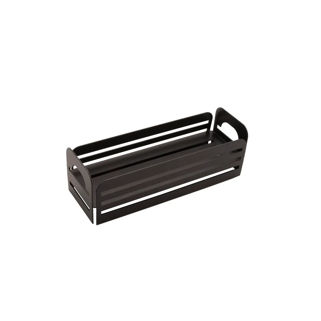 GET IR-721-MG Condiment Stand, 12-1/2" x 4-3/8" x 4", 3-Jar, Powder Coated Iron, Grey