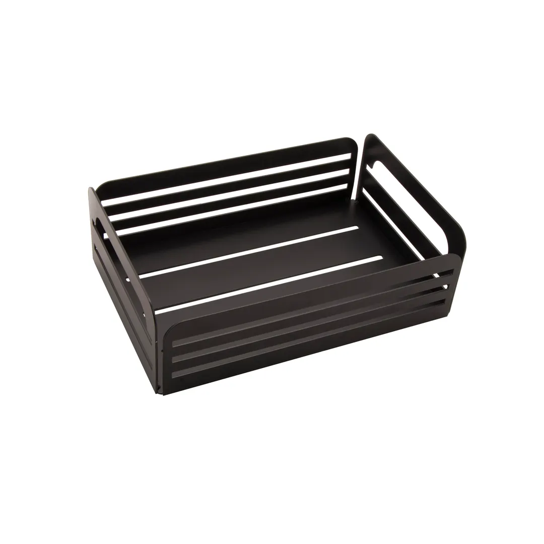 GET IR-722-MG Urban Renewal Condiment Stand, 12-1/2" x 8-3/4" x 4", Holds 6 Jars, Grey Coated Iron