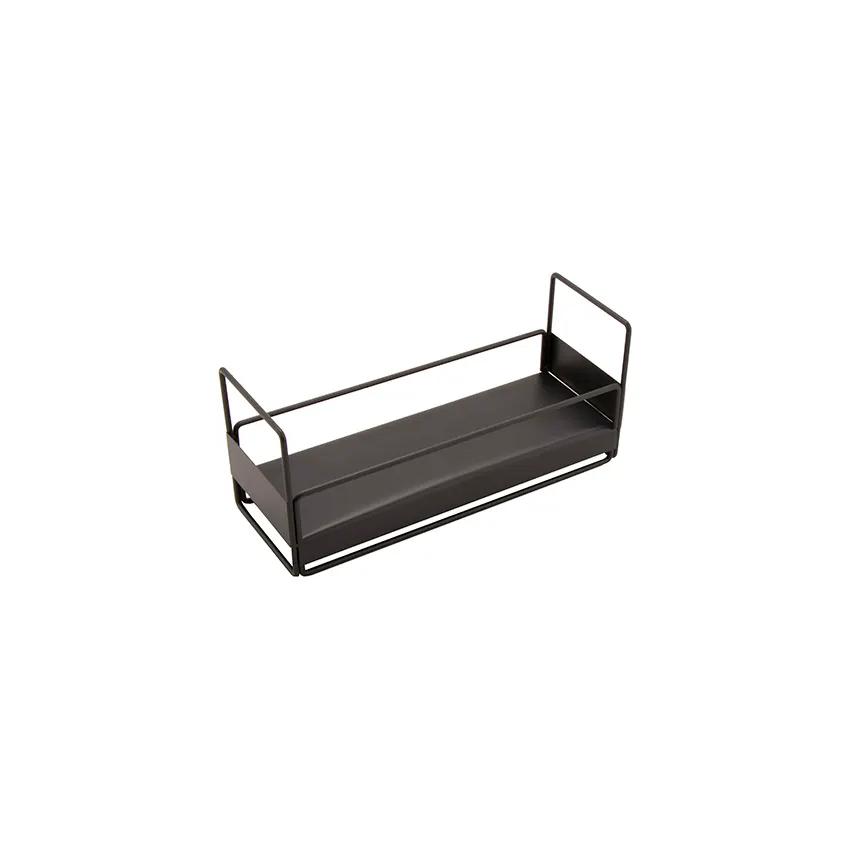 GET IR-733-MG Urban Renewal Condiment Stand, 4-1/2" x 12-1/2" x 5-1/2", 3-Compartment, Metal Grey, Iron
