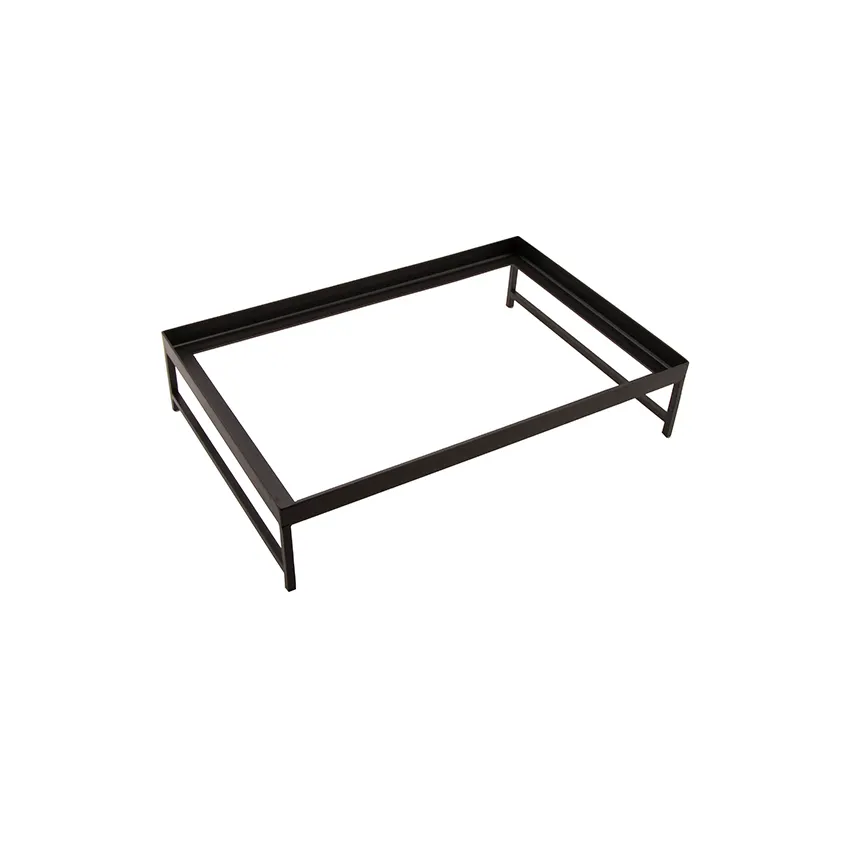 GET IR-736-MG Urban Renewal Stand, 11-7/8" x 17-3/4" x 4", Flat, Metal Grey, Iron