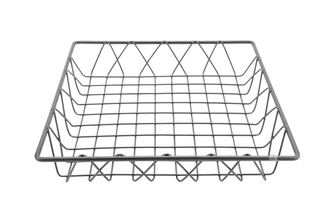 GET IR-911 Urban Renewal POP Pastry Basket, 12" x 2" Square, Powder‑Coated Iron, Gray