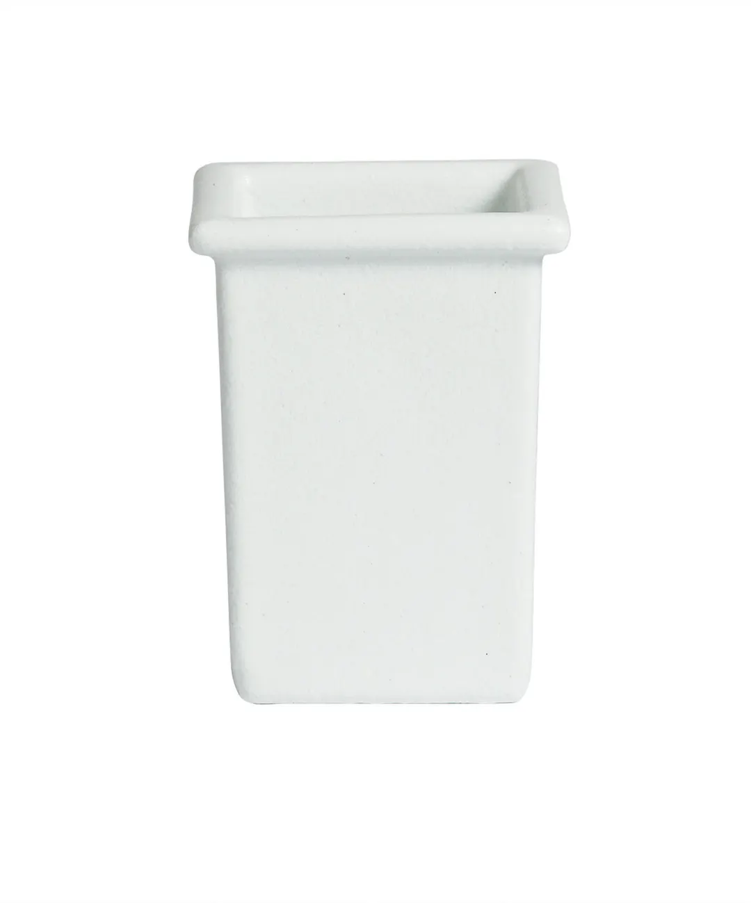 GET IS022-MOD Bugambilia Salad Bowl, 1-2 Qt, 4.88" L × 4.88" W × 6.18" D, White Aluminum, Smooth