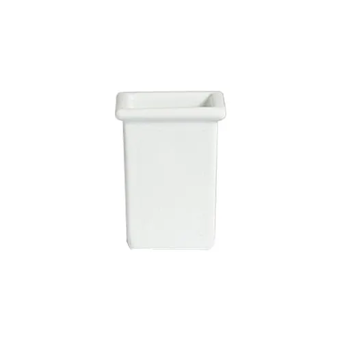 GET IS022CH Salad Bar Bowl, 38 oz, 4.88" L × 4.88" W × 6.18" D, Aluminum Chocolate Finish