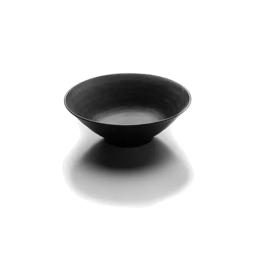 GET JW1010-B Elite Global Solutions Bowl, 55 Oz., 9-3/4" Dia. x 3-1/4" H, Round, Black, Melamine