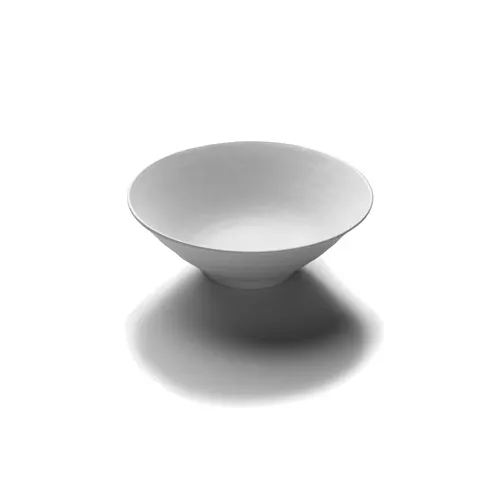 GET JW1010-W Bowl, 55 Oz., 9-3/4" Dia. × 3-1/4" H, White Melamine, Break/Chip/Stain/Scratch‑Resistant
