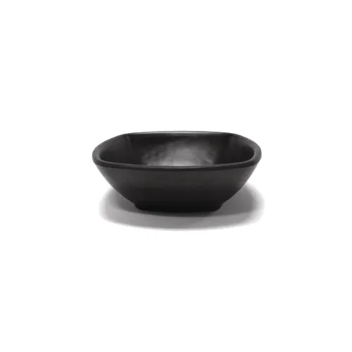 GET JW4033-B Elite Global Solutions Bowl, 8 Oz, 4-3/4" x 1-5/8"H, Square, Melamine, Black