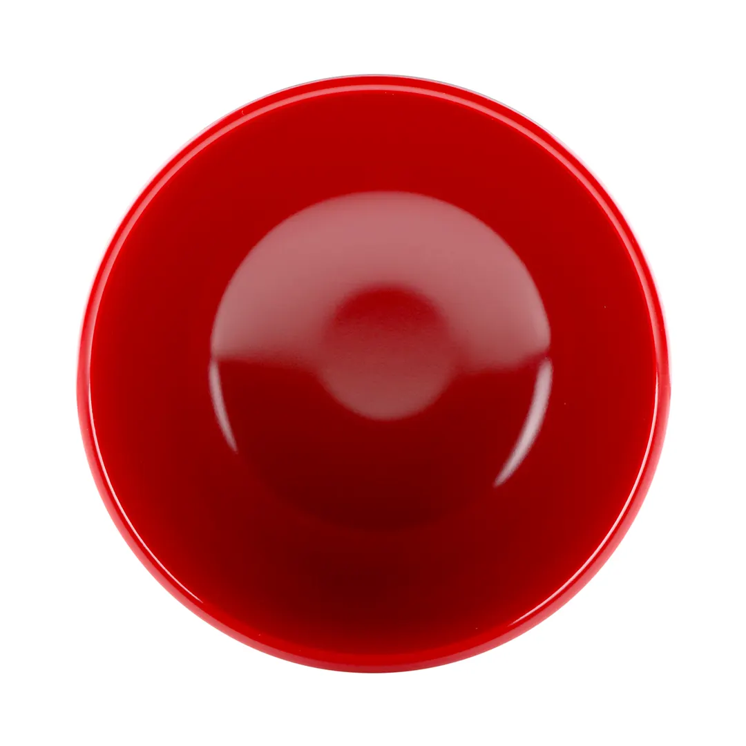 GET JW4432T-BR 24oz Bowl, 5-1/4" dia x 3" H, red interior, black exterior, BPA-free melamine
