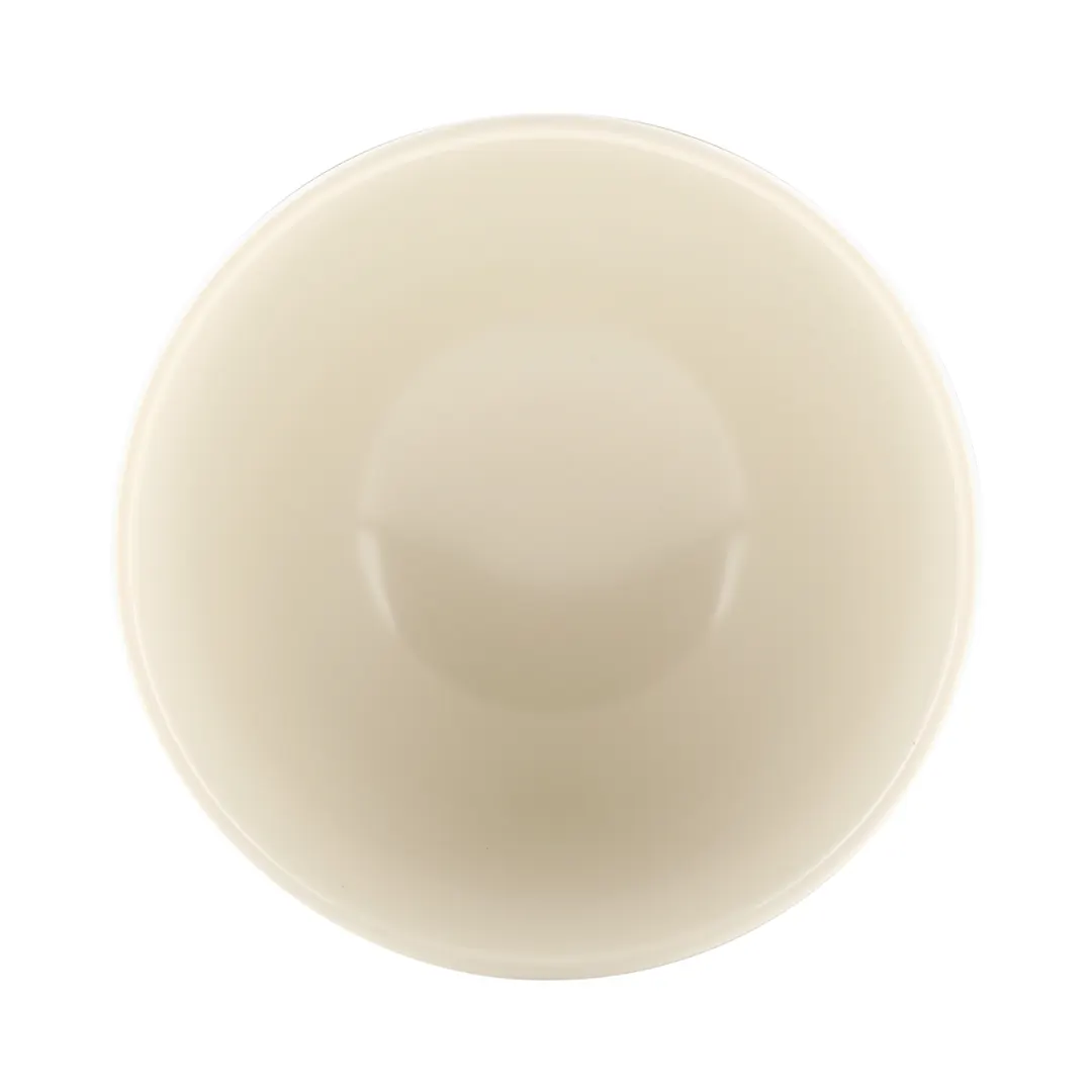 GET JW452T-ES Bowl, 12 Oz., 4-1/4" Dia. x 2-5/8" H, BPA-Free, Two-Tone Sand Interior Ebony Exterior