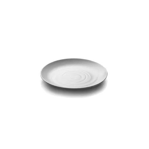 GET JW7006-W Plate, 6-1/4" Dia. x 7/8" H, Round Coupe, White Melamine, BPA‑Free, Break‑Chip‑Resistant