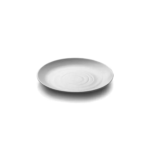 GET JW7007-W Plate, 7-3/4" Dia. x 1"H, Round White Melamine, Break/Chip/Stain & Scratch Resistant