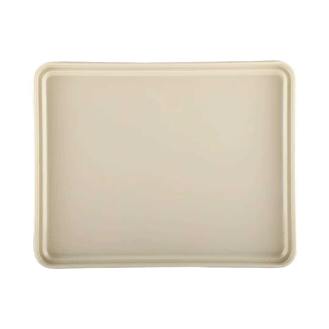GET JWL11852T-ES Bento Box Lid, 11-1/4" x 8-3/4" x 1"H, Two‑Tone Melamine, Ebony Exterior