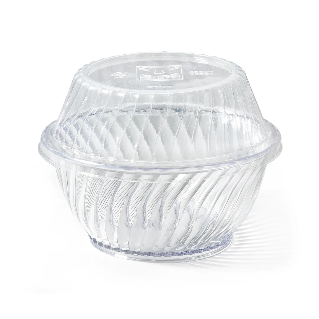 GET LID-55601-CL Disposable Clear Plastic Lid for DD-60 & DD-80, Case Pack - 1000/Case