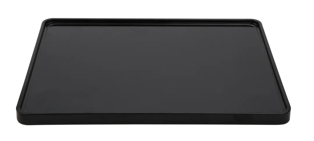 GET LID-ML-86-BK Milano Lid, 16 1/4"L x 12 1/4"W x 3/4"H, Black Melamine