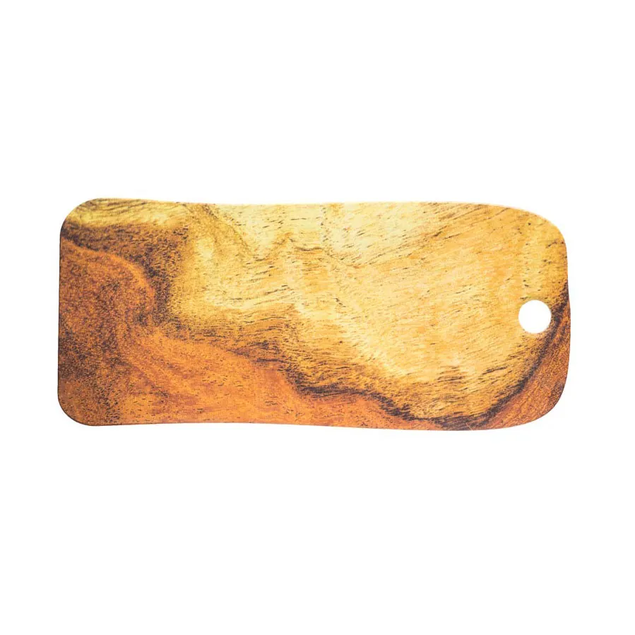 GET LP206 Cheforward Lapis Board, 15"L x 8-3/4"W Medium Rectangular Melamine Tray, Mango Wood Finish