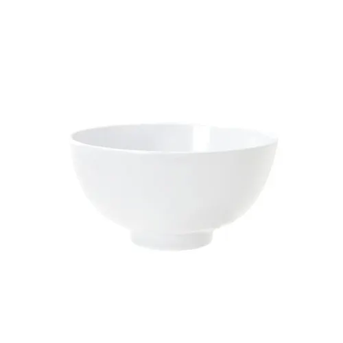 GET M-706-W Hidden Treasures Rice/Vegetable Bowl, 24 oz, 5-3/4" Dia x 3" H, White Melamine - 1 Dozen