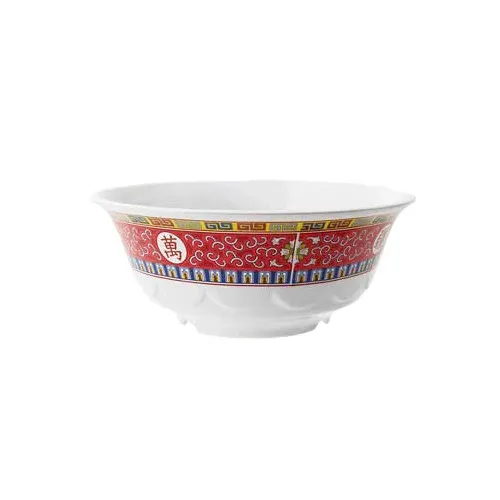 GET M-807-L Longevity™ Bowl, 1 Qt Wave, 7-1/4" Dia x 3" H, Melamine, NSF, Dishwasher‑Safe - 1 Dozen