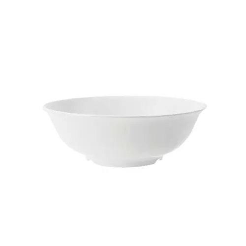 GET M-811-W Supermel Bowl, 1 Qt., 7-1/2" Dia. x 2-1/2"H, Round, Melamine, White - 1 Dozen