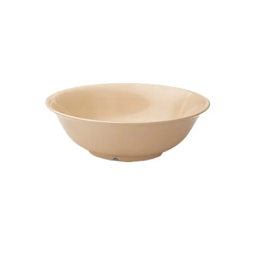 GET M-812-T Bowl Round – 1.6 Qt Tan Melamine 8.75" Dia x 2.75" H, NSF, Dishwasher Safe - Dozen