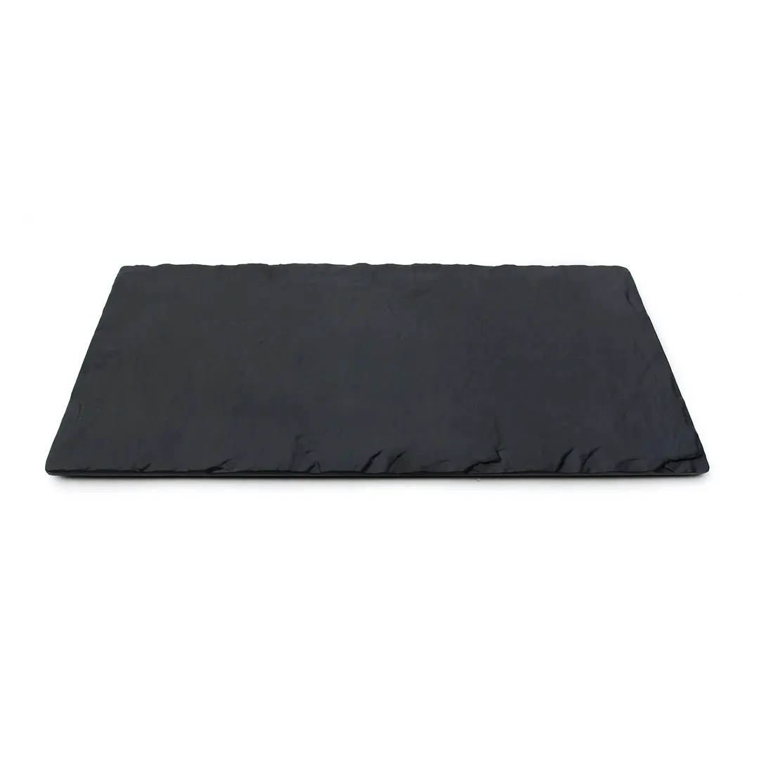 GET M1020-B Melamine Riser 20"x10"x5/8" Black Slate Break/Chip/Stain Durable Dishwasher Safe