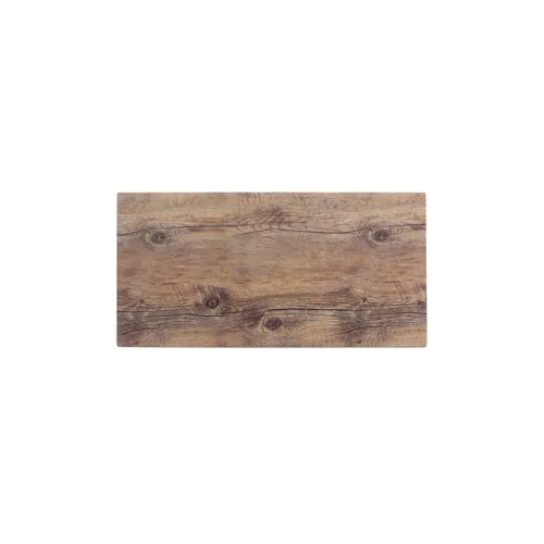 GET M1020-DW Melamine Riser 20" x 10" x 5/8" Rectangular Driftwood Finish Damage Resistant BPA Free