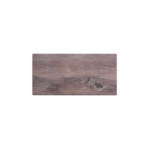 GET M1020-WN Melamine Display Riser, 20" x 10" x 5/8" Rectangular, Faux Walnut Finish, BPA Free
