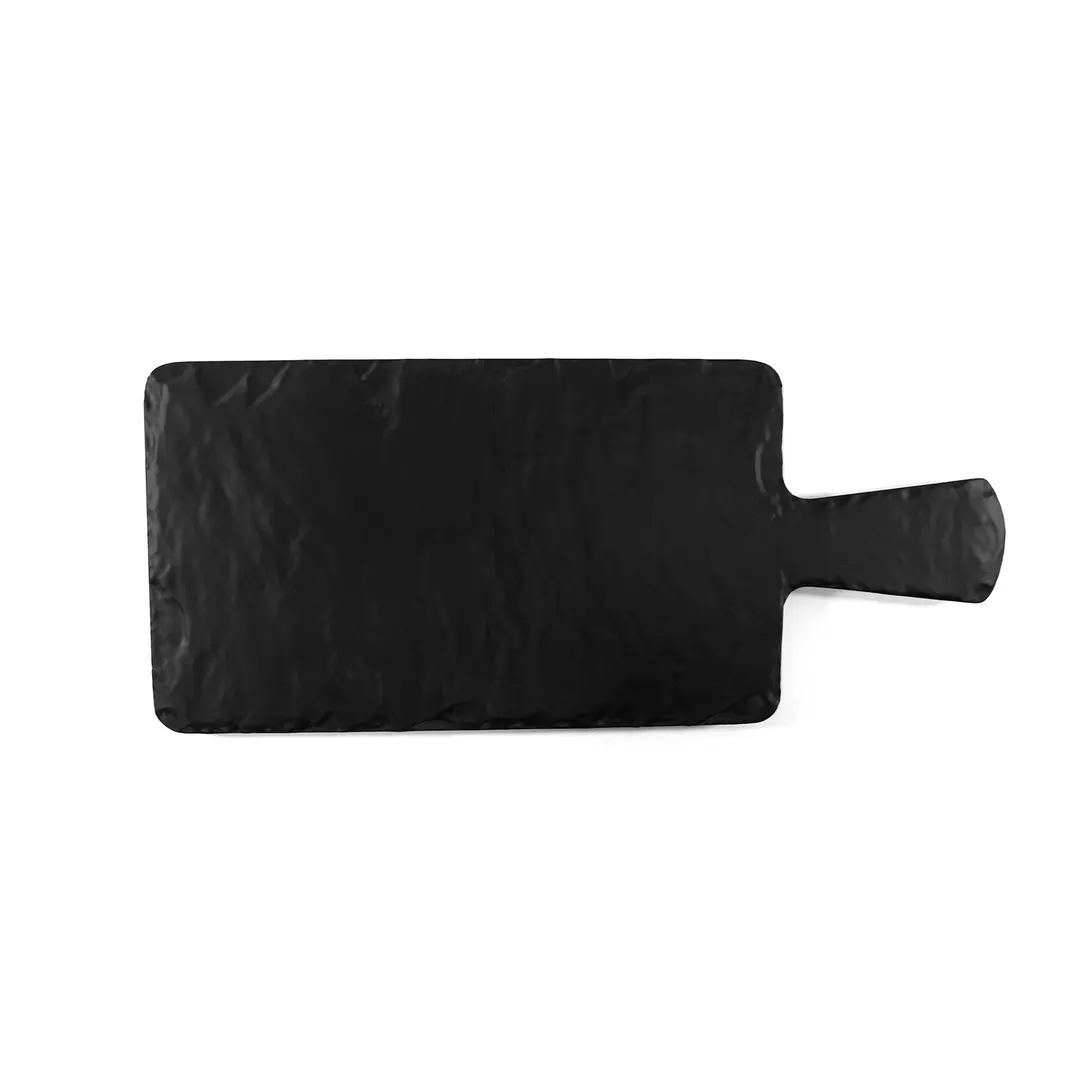 GET M127RC-B Melamine Serving Board, 12" x 7" x 1/2" H, Slate Black, Break/Chip/Stain Resistant