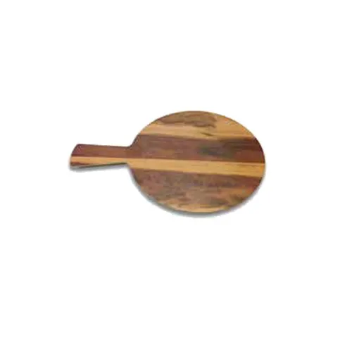 GET M12RW-HW - 12" Melamine Board, 1/2", 5" Handle, Faux Hickory, Dishwasher Safe BPA‑Free