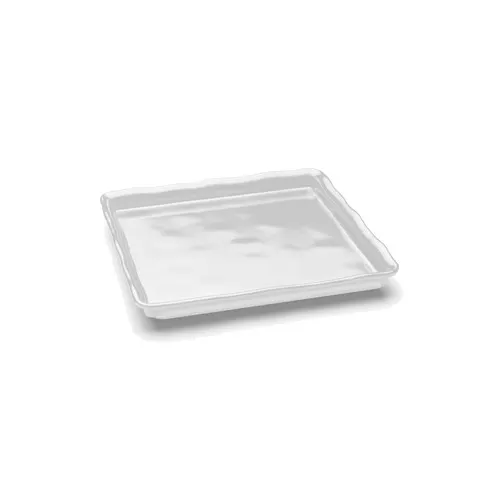 GET M1314-NW Tray, 14"L x 13"W x 1-5/8"H, White Melamine, Rectangular, Break/Chip/Stain‑Scratch