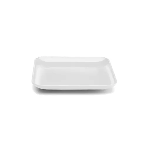 GET M1325SQ-NW Elite Global Platter, 3 Qt, 13" Square, White, Melamine, Matte, BPA Free