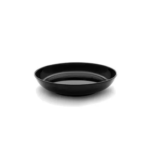 GET M13R2-B Bowl 3-1/2 Qt 13" Dia x 2"H, Black Melamine, Reversible, Break/Chip/Scratch Resistant